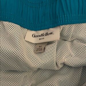 Goodfellow & Co mens Teal Swim shorts 15” length